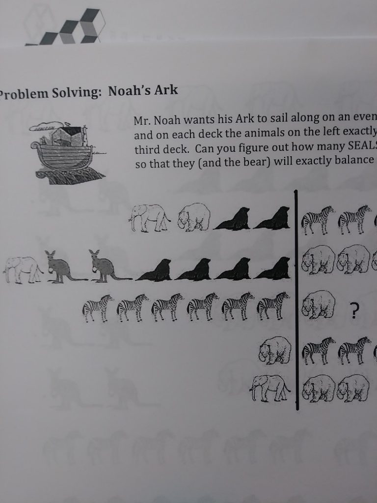 problem solving noah's ark answers